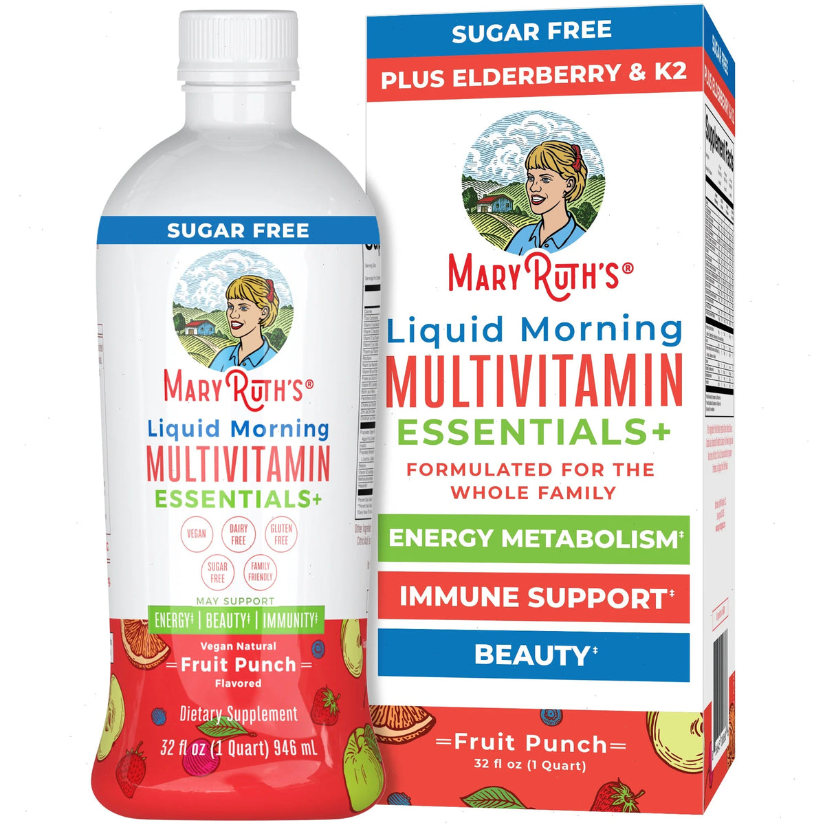 Liquid Morning Multivitamin Essentials+